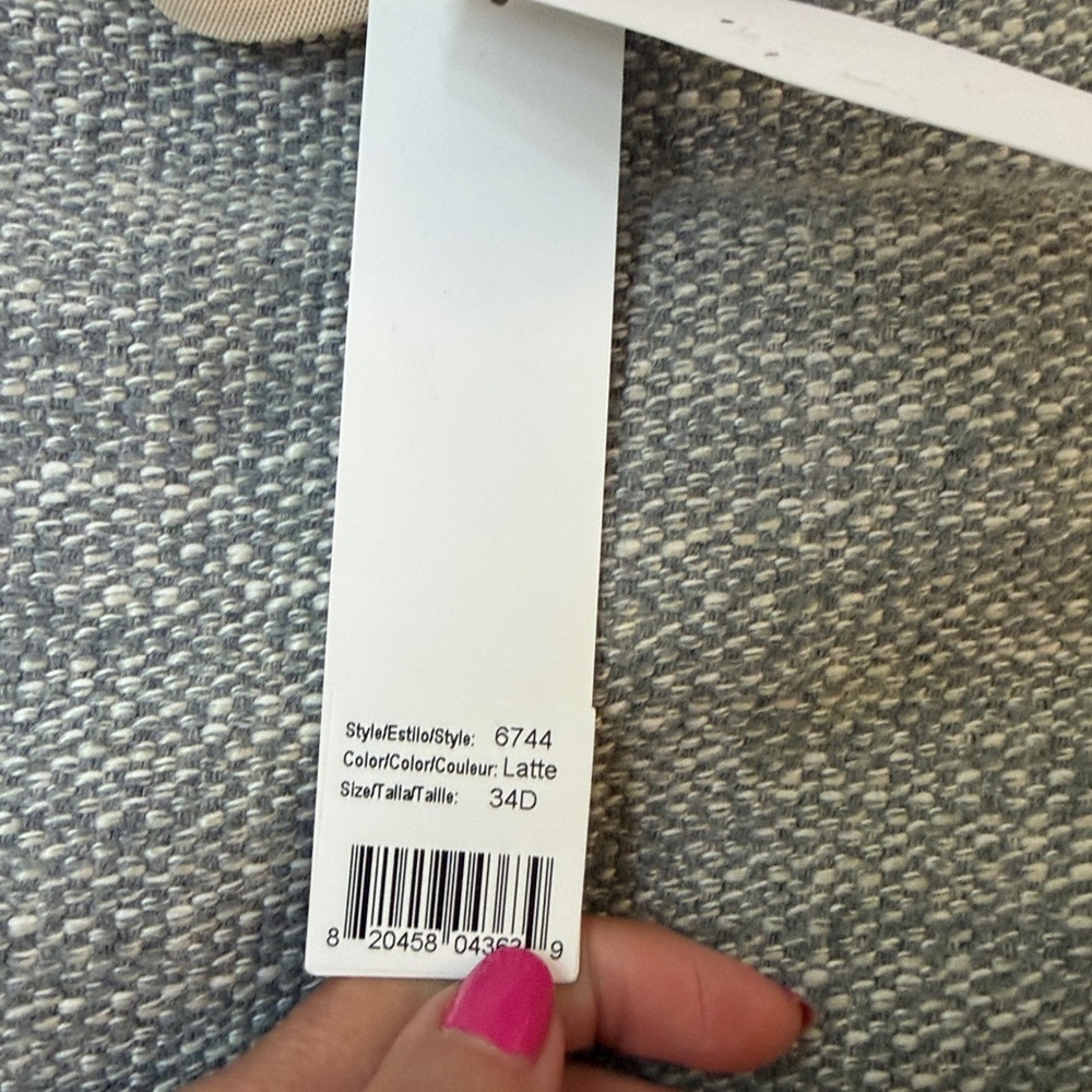 NWT Dominique Tayler Lace Backless and Strapless Bridal Bra Bustier Latte 34D - Picture 8 of 8